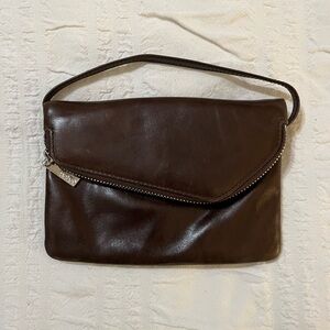 HOBO Brown Leather Clutch